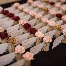 Winery Wedding Place Card Holder Vineyard Wedding Decor Blush Pink Wedding Name Card Holder Wine Themed Bridal Shower Seating Cards Bridal Shower Wine Bridal Shower Wine Theme Wine Theme Wedding
