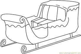 Keep your kids busy doing something fun and creative by printing out free coloring pages. Santa S Sleigh Coloring Page For Kids Free Santa S Sleigh Printable Coloring Pages Online For Kids Coloringpages101 Com Coloring Pages For Kids