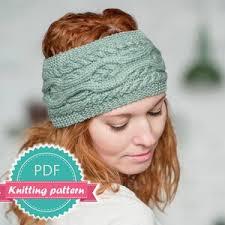 Ear Warmer Pattern, Headband Pdf Pattern, Cable Knit Headband, Knitting  Patterns for Women, Knitting Pattern, Easy Pattern, Headband Pdf
