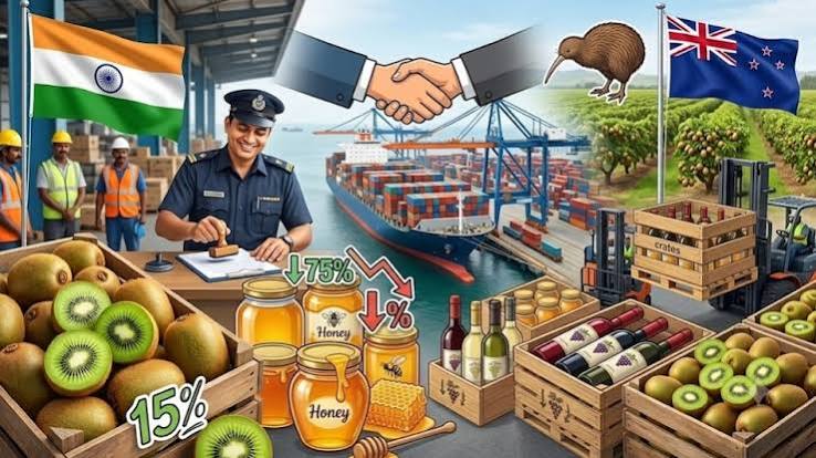 India-New Zealand FTA: शराब, कीवी समेत ये चीजें 20 अक्‍टूबर से हो जाएंगी सस्‍ती, नोटिफिकेशन जारी - Liqour Kiwi Honey among things may cheaper from 20 october India Notify FTA with New