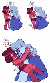 Ruby And Sapphire Dancing Steven Universe Comic Connie Steven Universe Sapphire Steven Universe