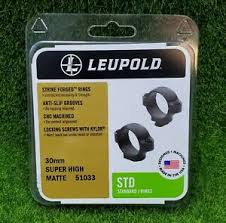 Leupold 30mm high scope rings. Leupold Std Standard 30mm Super High Scope Rings Matte Black 51033 30317510336 Ebay