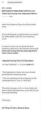 Weverse Bangbangcon The Live Bts Online Concert Us Bts Army