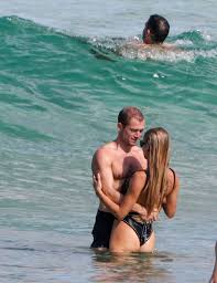 Brooks Nader Taron Egerton Australia Beach Date