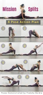 Top 8 Yoga Poses To Build Your Full Splits With Preksha Bardia Flexibilityexercises Flexibility Exerci In 2020 Flexibility Workout Workout Splits Easy Yoga Workouts