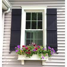 Today they are most often used to bring back the charm of that era in our history and to. Ekena Millwork 14 In X 43 In Lifetime Vinyl Standard Four Board Joined Board And Batten Shutters Pair Wedgewood Blue Lj4s14x04300wb The Home Depot