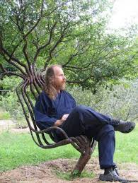 Tree Grown As A Chair By Peter Cook Chair Blog Tree Chair Living Furniture Garden Chairs