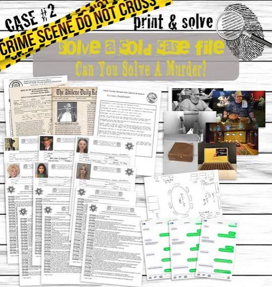 Murder Mystery Cold Case File Printable or Virtual Game, Solve A Murder  Mystery, Buck Whitley Casino Case File 2, Detective Game - Etsy
