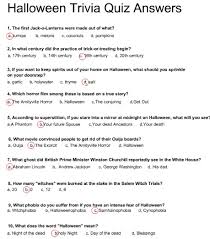 Classic disney princess trivia questions. Halloween Trivia Questions And Answers Bingweeklyquiz Com