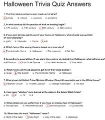 You can use this swimming information to make your own swimming trivia questions. Halloween Trivia Questions And Answers Bingweeklyquiz Com