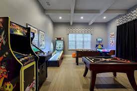 30 Cozy Game Room Ideas For Your Home Small Game Rooms Arcade Game Room Game Room Basement