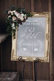 Ornate Gold Framed Acrylic Wedding Welcome Custom Wedding Signs Personalized For Hochzeit Willkommensschilder Hochzeitsspiegel Hochzeitsbrautstrauss