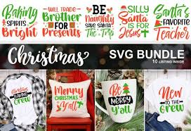 Svg files (cutting files, for decals, vinyl and all other machinery and materials) png file (high resolution and transparent background) Holiday Christmas Svg Bundle Teeplace