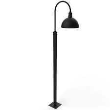 Affordable outdoor post lighting, outdoor light posts, and other discount outdoor post light fixtures are the latest way to illuminate your pathways, picket fences, patios, pools, gardens, gazebos and barbecue areas. 8 Ft Blackspot Outdoor Post Lamp With 14 Shade Matte Black Cocoweb Quality Led Lighting Specialists