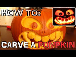 How To Carve A Scary Pumpkin For Halloween With Knife Only No Tools Needed Tutorial Youtube Scary Pumpkin Pumpkin Carving Scary Pumpkin Carving