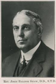 Rev. John Balcom Shaw, D.D., S.T.D.