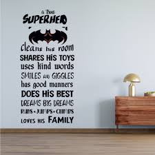 .of inspirational, wise, and humorous old superhero quotes, superhero sayings, and superhero proverbs i want to be able to fly like a superhero. Vinyl Boys Kids Bedroom Removable A True Superhero Quotes Wall Decal 20 X 40 Adhesive Batman Decor Bruce Wayne Gotham City Dc Comics Justice League Removable Decoration Sticker Walmart Com