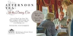 Afternoon Tea in the Dining Car