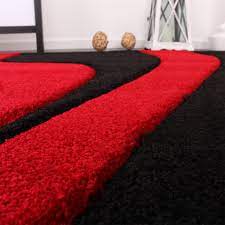 Designer teppiche lidl deutschland lidlde lidl.de. Bettumrandung Laufer Teppich Muster Modern Rot Schwarz Weiss Lauferset 3 Tlg Ebay