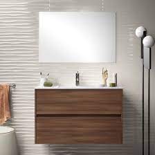 Mobile Bagno Giusy3 Da 85 90 O 100 Cm Bianco Lucido Grigio Opaco Rovere Chiaro Rovere Scuro Specchiera Inclusa Mobile Bagno Bagno Interno Bagni Grigio Scuro