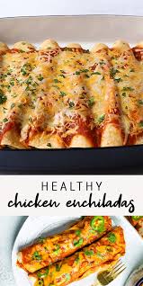 Healthy Chicken Enchiladas Eating Bird Food Video Recipe Video Healthy Recipes Healthy Dinner Health Dinner Recipes