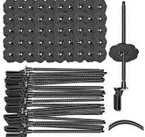 Amazon.com: FUTRPOW 100 Sets Nylon Fasteners Clips for Solar ...