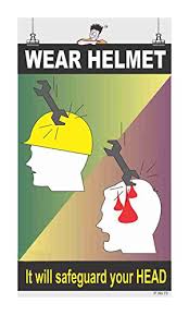 Run on yellow or red construction paper, or run on white copy paper and have the students color with crayons. Posterkart Safety Poster Wear Helmet 66 Cm X 36 Cm X 1 Cm Amazon In Office Products