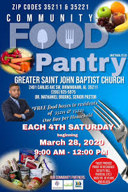 Open to the public every thursday from 5:00 p.m. Community Food Pantry Being Held In West Birmingham