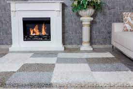 Shaggy lila hochflor langflor teppich hochflor teppich ausverkauf hammer preis. Xxl Hochflorteppich Shaggy Kariert Grau Creme 4 Grossen