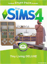 If you're a gaming content creator, you can use sims 4 cc. Tiny Living Bathroom Deluxe