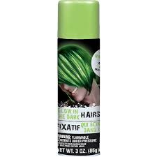 Glow In The Dark Hair Spray 3oz Party City
