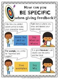 Glow And Grow Peer And Self Assessment Tools Peer Learning Growth Mindset Elementary Feedback For Students