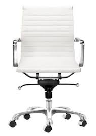 Amazon Com Zuo Modern Lider Office Chair White Adjustable Home Desk Chairs White Office Chair White Leather Office Chair Home Office Chairs