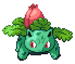 Pokemon png & psd images with full transparency. Ivysaur Pokemon Gif Pixel Art Opensea
