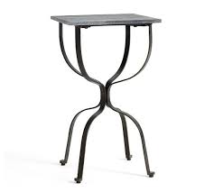 Alamo Side Table Potterybarn End Tables Bronze Side Table Bronze Table