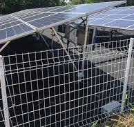 Solar Panel PV Mounting Fence Steel Boundary Farm Wall ...