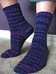 Basic Ribbed Socks Knitting Socks Knitted Socks Free Pattern Sock Knitting Patterns
