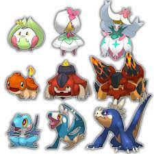 Pop They Re My Starter Pokemons Pludd Grass Pluss Grass Ice Plossom Grass Ice Vlamonto Fire Vulcanit Pokemon Fan Art Fan Art Drawing Pokemon Pictures