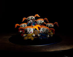 After the closing of the original freddy fazbear's pizza, the animatronics are relocated to circus baby's pizza world, given some new costumes, and left to their own devices. Plushbaby Five Nights At Freddy S Wiki Fandom