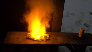 Rocket Fuel Burning With Sodium Nitrate Youtube