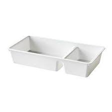 Billingen Drawer Insert White 12 X6 Ikea Drawer Inserts Ikea Closet Organizer Bathroom Storage Units