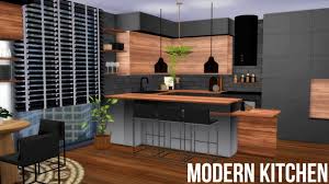 In this article i'll be showcasing some of the most creative and original custom content kitchen sets created for the sims 4 in the last couple of all of these sets have been tested but we do not guarantee that everything will run smooth with this cc on your end. Modern Ombre Kitchen Cc Links The Sims 4 Speed Build Youtube