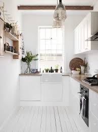 Le Parquet Blanc Dans La Cuisine Decorationcuisine Avec Images Cuisine Blanche Et Bois Cuisine Salle A Manger Cuisines Deco