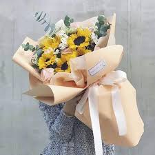 Two Color Ouya Paper 70 Grams Of Kraft Paper Korean Flowers Wrapping Paper Material Flower Package Paper How To Wrap Flowers Paper Bouquet Paper Flower Bouquet