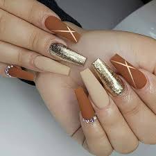 Chrome Matte Coffin Nails In 2020 Coffin Nails Matte Pretty Acrylic Nails Fall Acrylic Nails