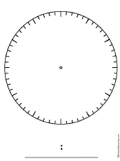 Learning time is as crucial as learning other lessons, therefore it is expected that children will be able to tell time by using these blank clock faces template. Blank Clock Printable Worksheets Enchantedlearning Com