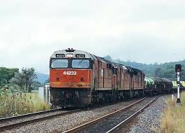 Sra Nsw 442 Class Diesel Electric Locomotive Mainline Ahead Of A Freight Service New South Wales Western Australia Electric Locomotive