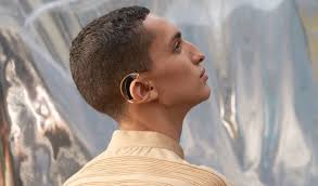 H (Earring); the 3D printed hearing aid jewellery