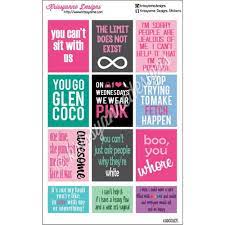 This movie quite literally changed the way people speak in conversation. Movie Quote Stickers Mean Girls Inspired