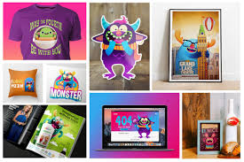 Download Freaky Monster Creation Kit Vector Bundle In Illustrations On Yellow Images Creative Store